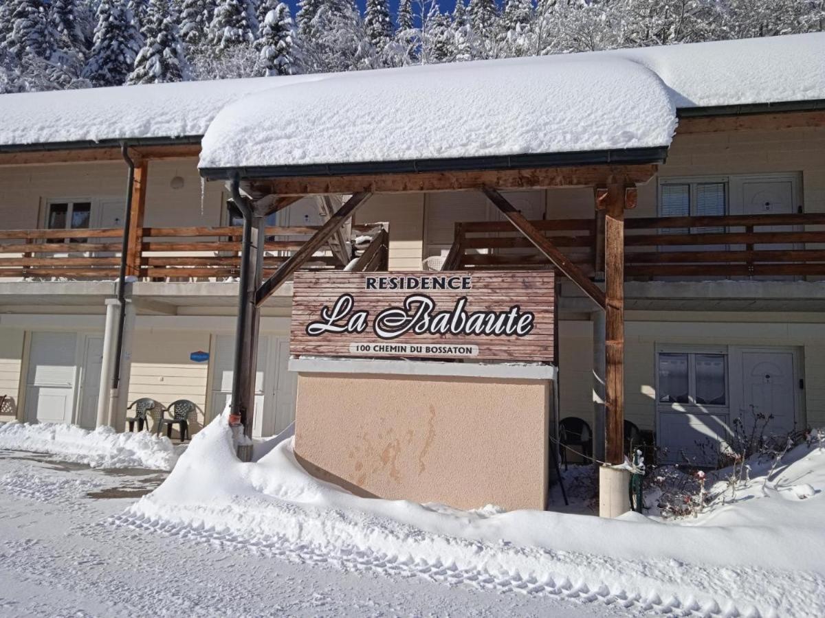 Babaute 7, Studio Typique Au Pied Des Pistes Prémanon 외부 사진